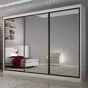 Guarda-roupa 3 portas com espelho